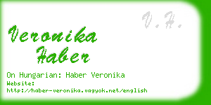 veronika haber business card